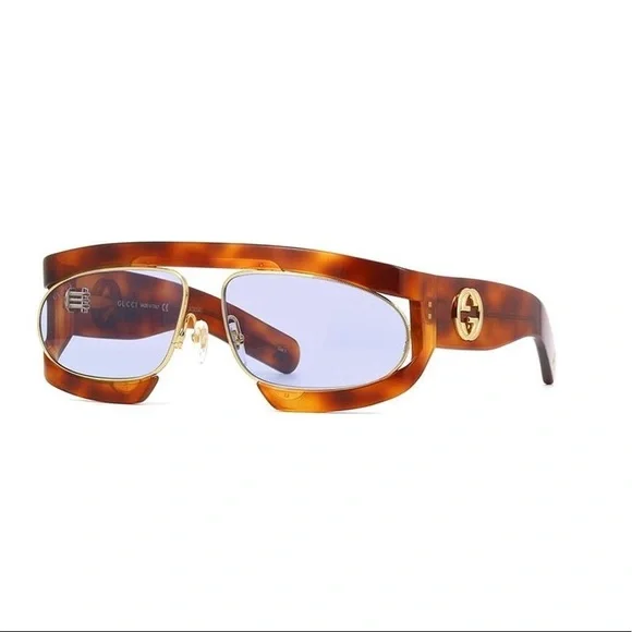 Gucci | Accessories | Iso Gucci Runway Visor Tortoise  display picture 2